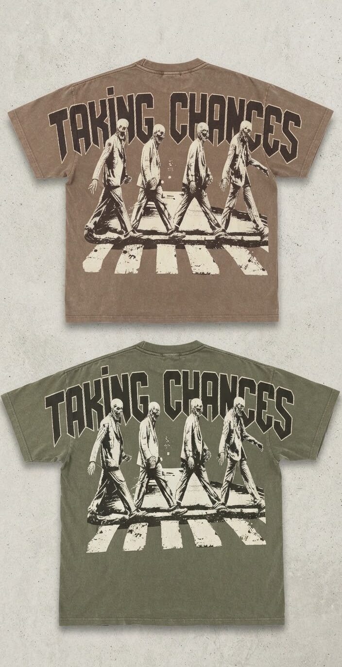 Taking Chances Graphic Tee Shirts